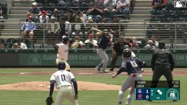 Josh Smith singles on a line drive to center fielder Victor Labrada. Cooper Johnson scores. Keyber Rodriguez to 3rd. Josh Smith to 2nd.