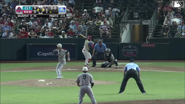 Shane Murphy In play, out(s) to César Prieto