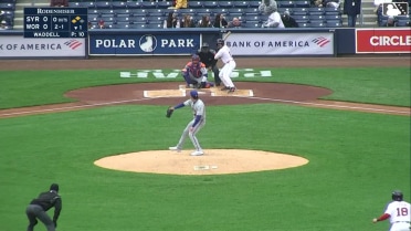Mickey Gasper doubles (5) on a sharp line drive to left fielder Ryan Clifford. Nick Sogard scores. Nate Eaton scores.