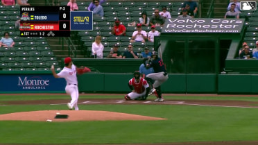 Ben Malgeri strikes out swinging.