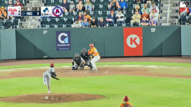 Cayden Wallace homers (4) on a fly ball to left center field. Johnathon Thomas scores. Seaver King scores.