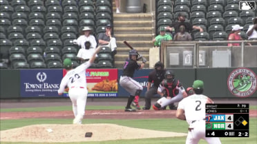 Brendan Jones homers (2) on a fly ball to center field. Garret Forrester scores.