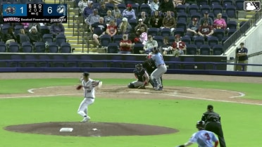 Cannon Peebles homers (3) on a fly ball to left center field. Robert Arias scores.