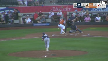 Junior Franco singles on a line drive to right fielder Braedon Karpathios. Angel Ortiz scores.
