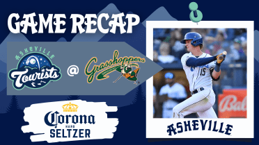 Hoppers Steal Homer from Tourists; Hand Asheville 5-3 Loss