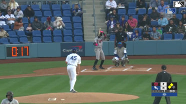 Enyervert Perez doubles (8) on a ground ball to left fielder AJ Soldra. JD Dix scores. Kayson Cunningham scores. Carlos Virahonda to 3rd.