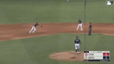 Carson Williams' smooth double play