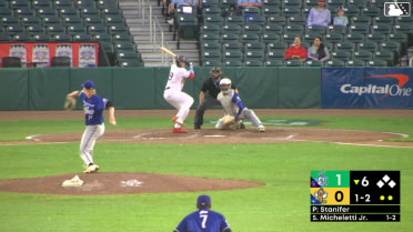 Eddie Micheletti Jr. homers (7) on a fly ball to right center field.