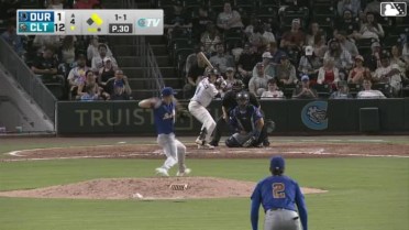 Sam Antonacci's first Triple-A homer