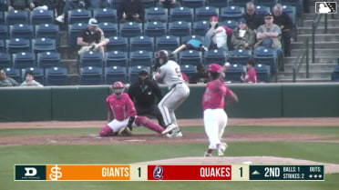 Cam Maldonado homers (2) on a fly ball to center field.