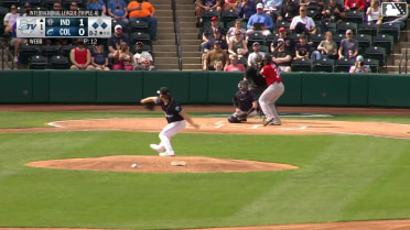 Jhostynxon Garcia grounds out to first baseman Dom Nuñez. Esmerlyn Valdez scores. Rafael Flores Jr. to 2nd.