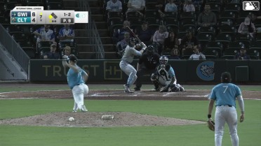 Brett Wisely singles on a line drive to left fielder Caden Connor. José Azocar scores.