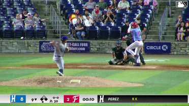 Gavin Fien homers (3) on a fly ball to left field. Dashyll Tejeda scores. Jordan Williams scores.