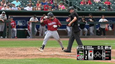 Charles Davalan collects three hits, three RBIs