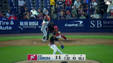 Aron Estrada homers (17) on a fly ball to left center field.