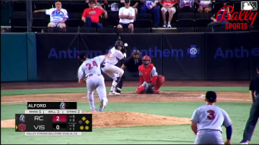 Brayden Dowd singles on a line drive to left fielder John Wimmer. Victor Santana scores. Tytus Cissell to 2nd.