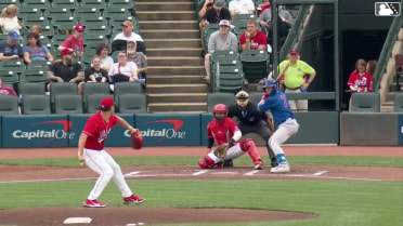 James Triantos homers (1) on a fly ball to left center field.