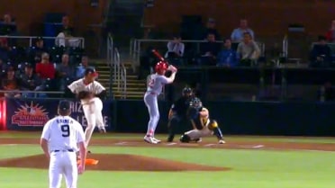 Rodríguez retires the side in order during return