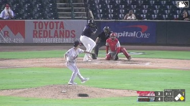 Brayan Vergara Ball to Starlin Aguilar