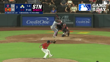 Victor Labrada singles on a line drive to right fielder Jack Winkler. Connor Joe scores.