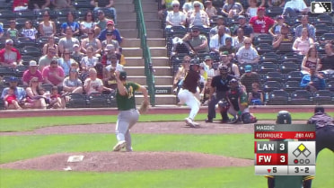 Carlos Rodriguez lines into a double play, first baseman Jared Sprague-Lott to shortstop Bobby Boser. Zach Evans out at 2nd.