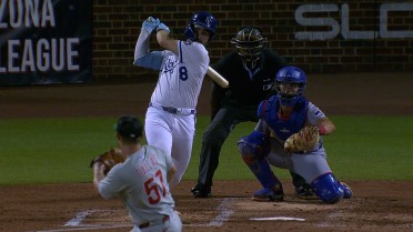 Blake Mitchell's leadoff double in the 2nd