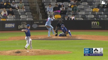 Alan Roden homers (5) on a fly ball to right field.