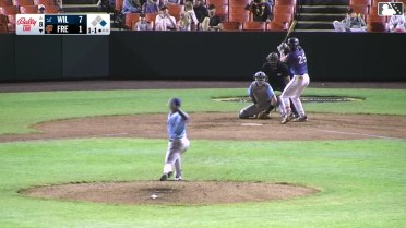 Wehiwa Aloy homers (3) on a fly ball to right center field. Ike Irish scores.