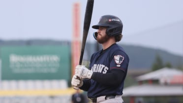 Riggio Shines with Multi-Home Run Game in Patriots Series-Finale Loss to Binghamton Sunday