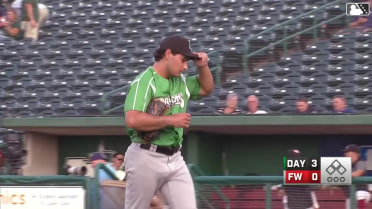 Ryan Cardona strikes out his fifth batter