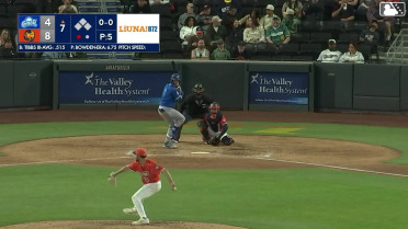 James Tibbs III homers (7) on a fly ball to left center field.