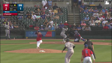 Jordan Wicks In play, run(s) to Dominic Fletcher