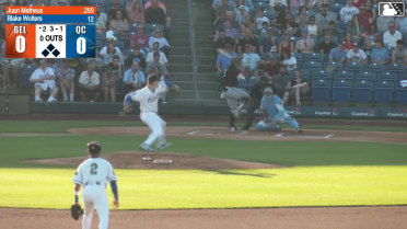Juan Matheus homers (7) on a line drive to right center field.