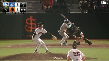 Evan Gray In play, run(s) to Oswaldo Osorio
