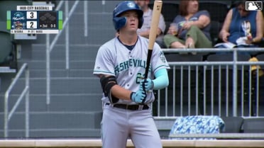 Alejandro Nunez homers (8) on a fly ball to right field. Kyle Walker scores.