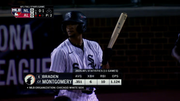 Braden Montgomery walks twice, scores a run