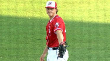 Ryan Sloan fans seven strikeouts across 4 2/3 frames