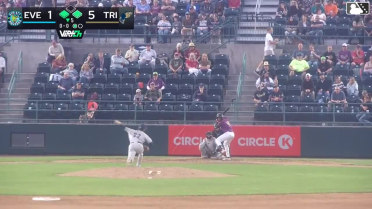 Capri Ortiz homers (1) on a fly ball to left field. Ryan Nicholson scores. Randy De Jesus scores.