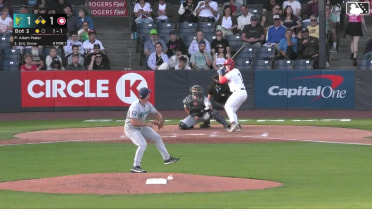 Eric Snow grounds into a double play, second baseman Axel Sanchez to first baseman Brandon Eike. J.R. Freethy out at 2nd. Eric Snow out at 1st.