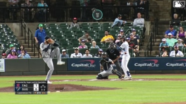 Jack Winkler homers (2) on a fly ball to left field.