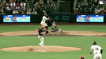 Will Brennan singles on a ground ball to left fielder Junior Perez. Jesus Rodriguez scores. Bryce Eldridge to 3rd. Buddy Kennedy to 2nd.