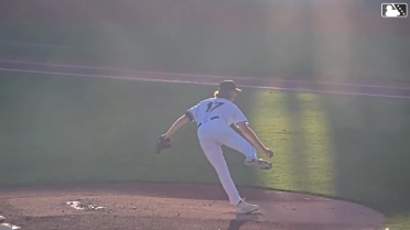 Walter Ford records his first Single-A strikeout