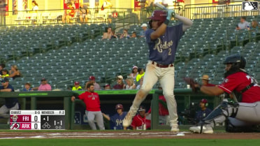 Frainyer Chavez homers (8) on a fly ball to right field.