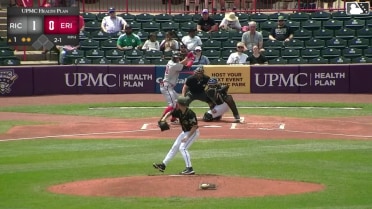 Charlie Szykowny homers (3) on a fly ball to center field.