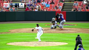 Jamari Baylor singles on a ground ball to shortstop Wehiwa Aloy. Colin Houck scores.