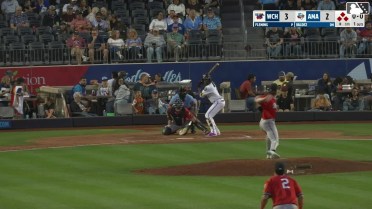 Jesus Valdez hit by pitch. Jansel Luis scores. Druw Jones to 3rd. Angel Ortiz to 2nd.
