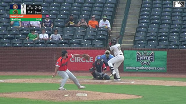 Murf Gray homers (14) on a fly ball to center field.