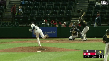 Casey Lawrence's 10th strikeout