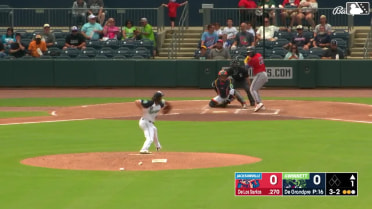 Cedric De Grandpre In play, run(s) to Deyvison De Los Santos