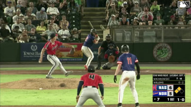 Creed Willems reaches on a fielder's choice, fielded by second baseman Ethan Murray. Rece Hinds scores. Heston Kjerstad scores. Fielding error by catcher Bo Naylor.